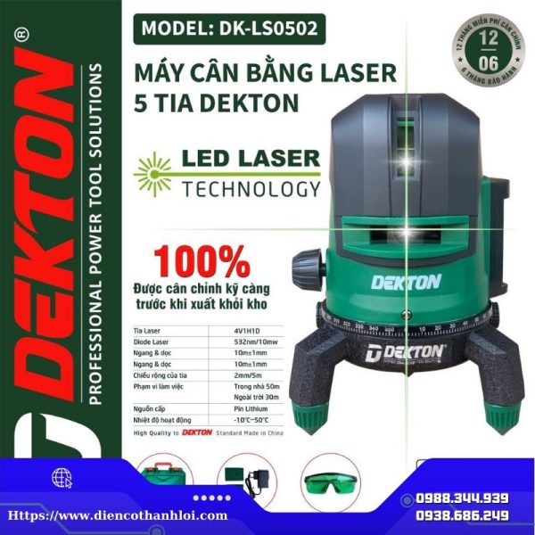 MÁY CÂN BẰNG LASER DEKTON DK-LS0502