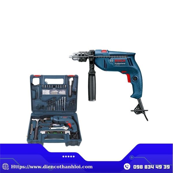 MÁY KHOAN ĐỘNG LỰC BOSCH GSB 550 SET 19 PHỤ KIỆN
