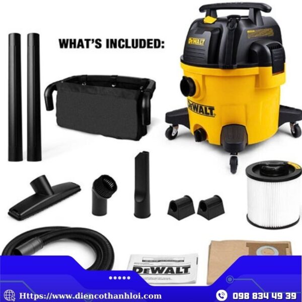 MÁY HÚT BỤI 3 CHỨC NĂNG DEWALT DXV34P - Ảnh 3