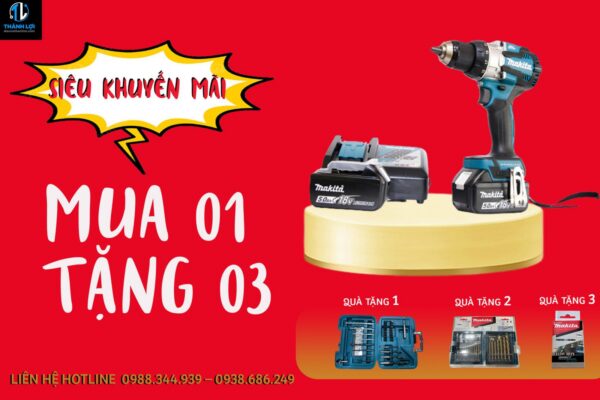 Máy khoan dùng pin 18V Makita DDF489RTJ - Ảnh 4