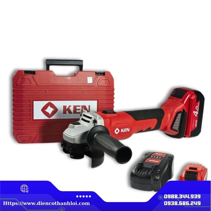 MÁY MÀI GÓC DÙNG PIN KEN KEN BL9120-40S - Ảnh 2