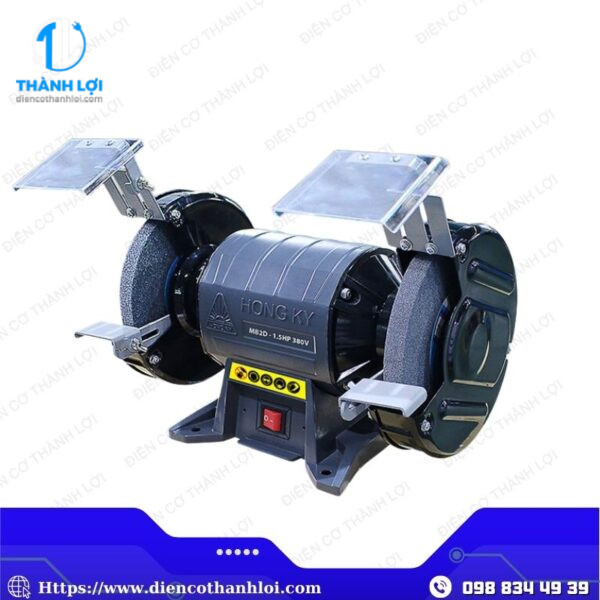 MÁY MÀI BÀN 2 ĐÁ HỒNG KÝ BM2D-1.5HP 380V