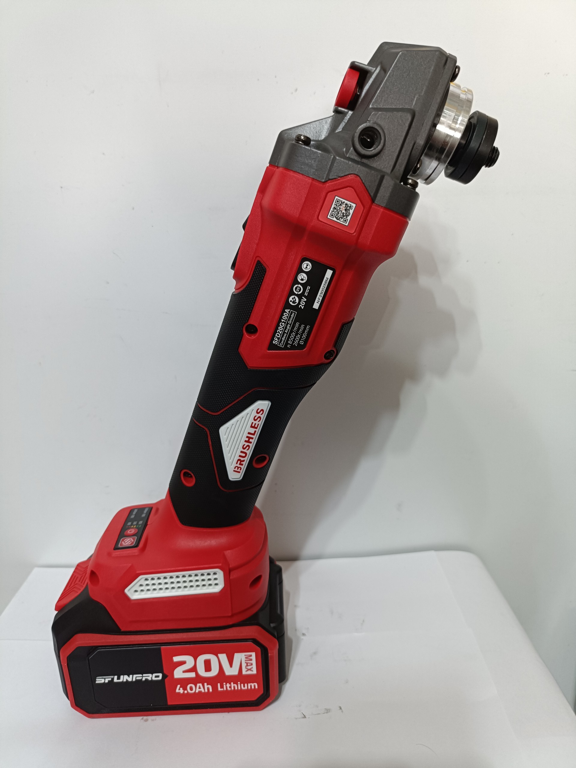 MÁY MÀI GÓC DÙNG PIN SFUNPRO SFD20G100A