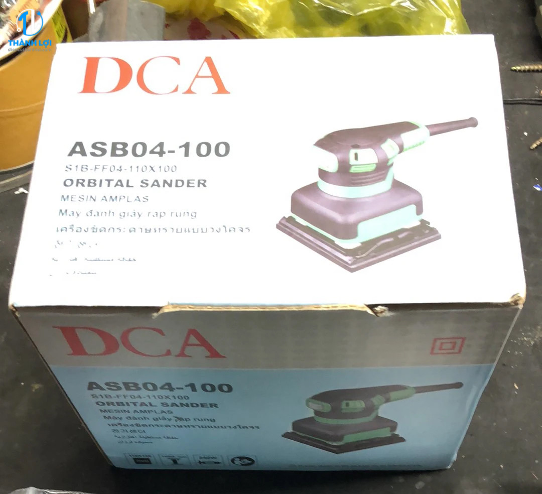 MÁY CHÀ NHÁM HÌNH VUÔNG DCA ASB04-100