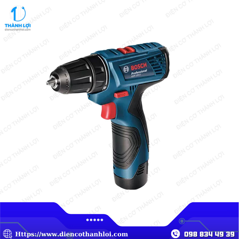 MÁY KHOAN DÙNG PIN BOSCH GSR 120-LI (Kèm phụ kiện)
