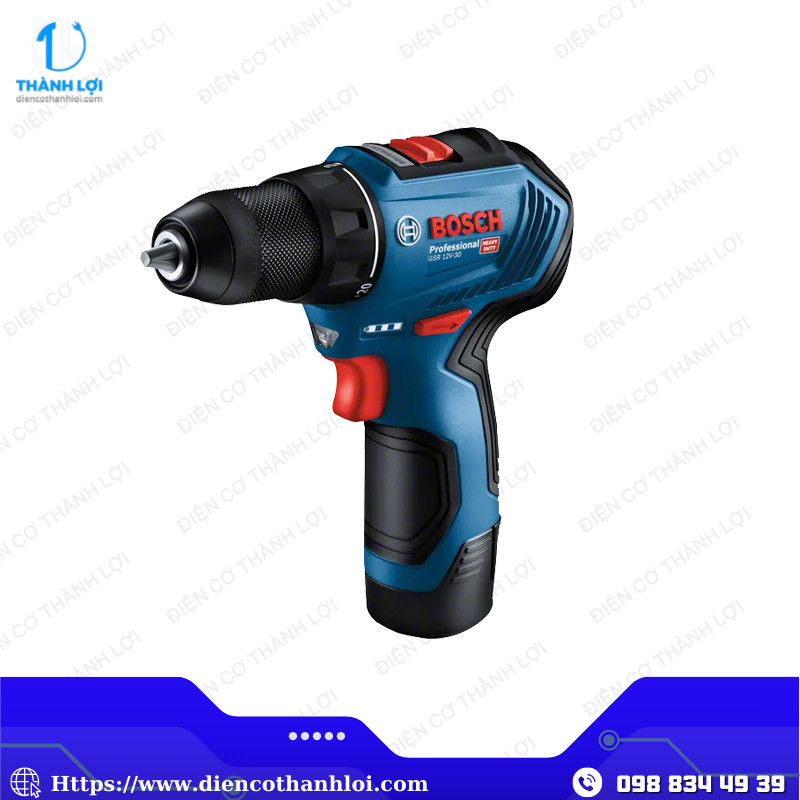 MÁY KHOAN VẶN VÍT DÙNG PIN BOSCH GSR 12V-30