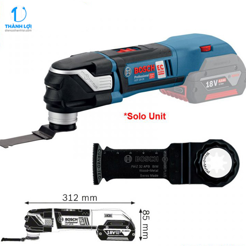 MÁY CẮT ĐA NĂNG DÙNG PIN BOSCH GOP 18V-28