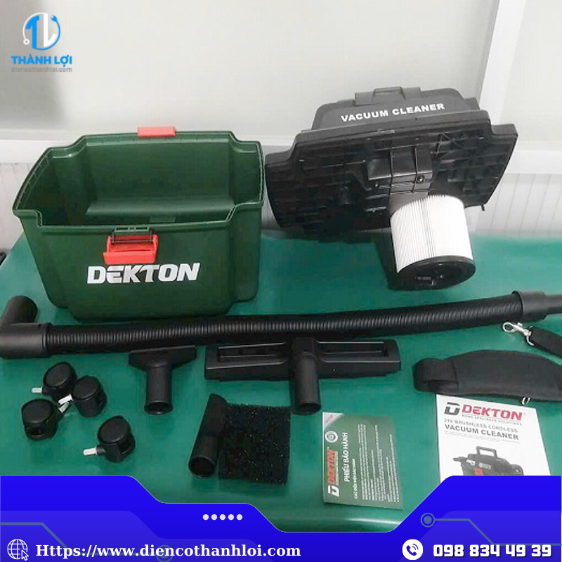 MÁY HÚT BỤI BẰNG PIN DEKTON M21-HB16PROMAX