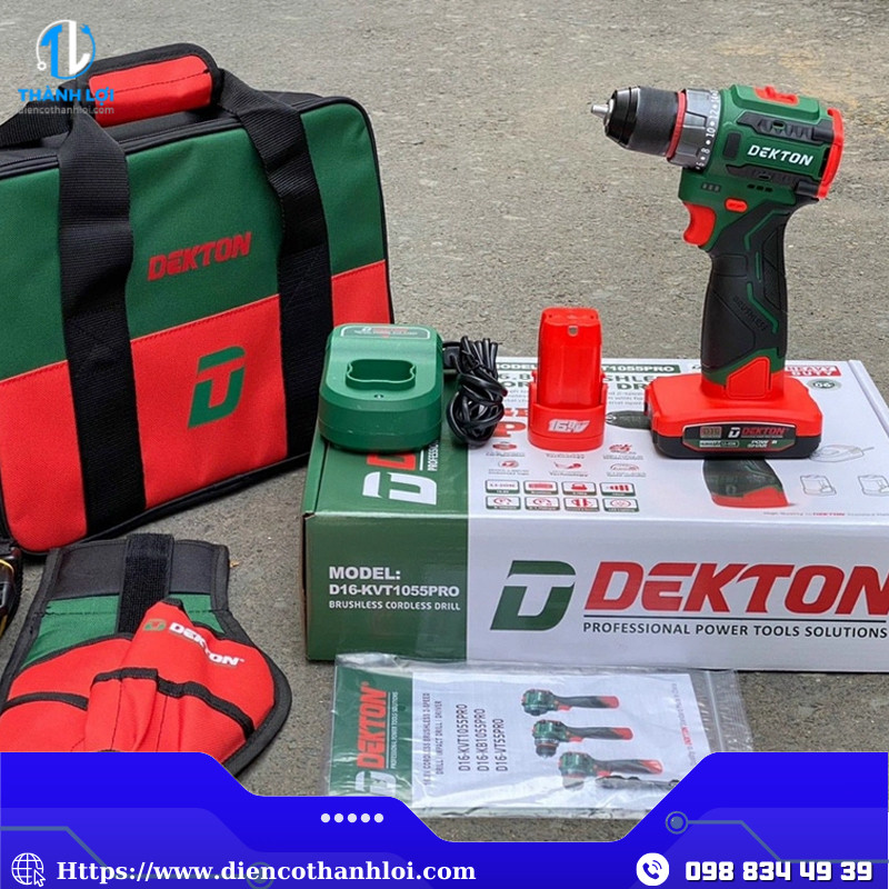 MÁY KHOAN PIN DEKTON D16-KVT1055PRO