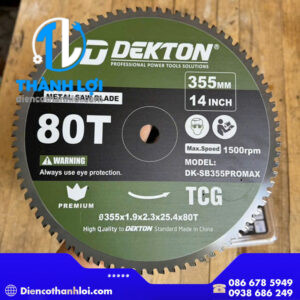 LƯỠI CẮT HỢP KIM DEKTON DK-SB355PROMAX