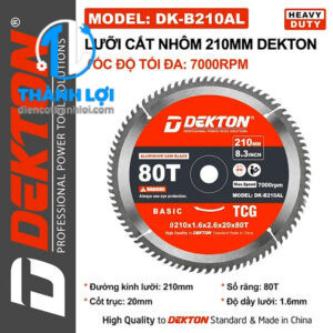 LƯỠI CẮT NHÔM DEKTON DK-B210AL