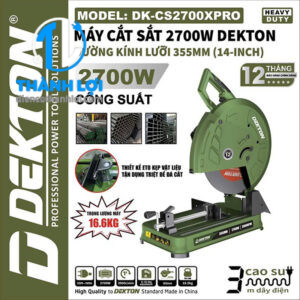 MÁY CẮT SẮT DEKTON DK-CS2700XPRO