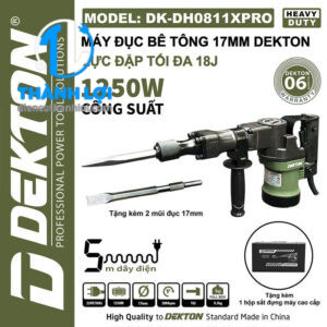 MÁY ĐỤC BÊ TÔNG DEKTON DK-DH0811XPRO