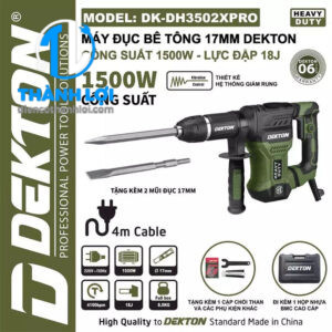 MÁY ĐỤC BÊ TÔNG DEKTON DK-DH3505PRO
